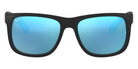 Ray-Ban® Justin RB4165 RB4165 601/8G 51 - Rubber Black with Light Gray Gradient Dark Gray lenses Sunglasses