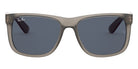 Ray-Ban® Justin RB4165 RB4165 646980 51 - Bordeaux Metallic on Black with Dark Blue lenses Sunglasses