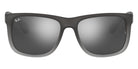 Ray-Ban® Justin RB4165 RB4165 622/5X 55 - Rubber Black with Clear lenses Sunglasses