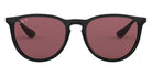 Ray-Ban® Erika RB4171 RB4171 601/5Q 54 - Black with Purple Polarized lenses Sunglasses
