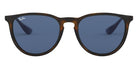 Ray-Ban® Erika RB4171 RB4171 639080 54 - Havana with Dark Blue lenses Sunglasses