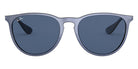 Ray-Ban® Erika RB4171 RB4171 647180 54 - Metallic Violet On Black with Dark Blue lenses Sunglasses