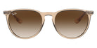 Ray-Ban® Erika RB4171 RB4171 651413 54 - Transparent Light Brown with Brown Gradient Dark Brown lenses Sunglasses