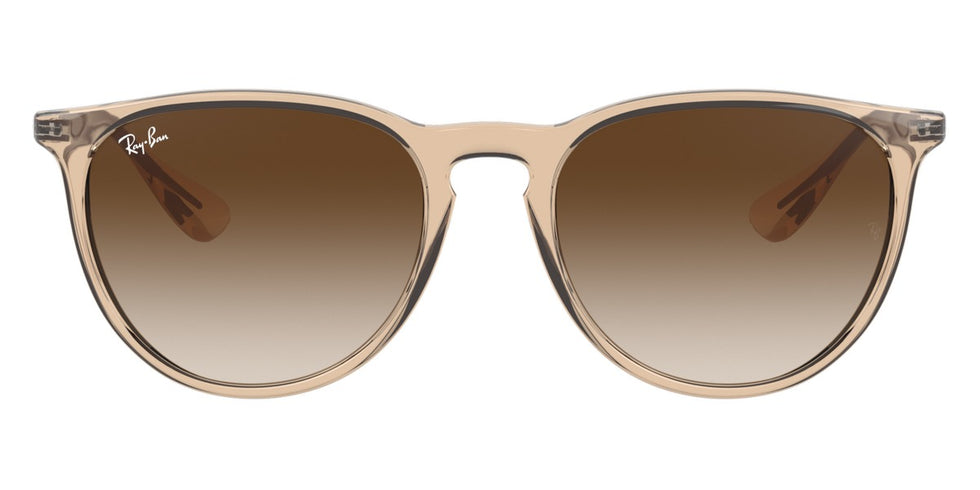Ray-Ban® Erika RB4171 RB4171 651413 54 - Transparent Light Brown with Brown Gradient Dark Brown lenses Sunglasses