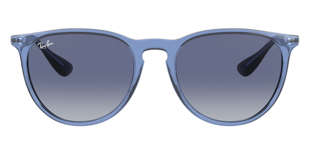 Ray-Ban® Erika RB4171 RB4171 65154L 54 - Transparent Blue with Light Gray Gradient Dark Blue lenses Sunglasses