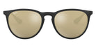 Ray-Ban® Erika RB4171F RB4171F 601/5A 57 - Black with Light Brown Mirrored Gold lenses Sunglasses