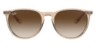 Ray-Ban® Erika RB4171F RB4171F 651413 57 - Transparent Light Brown with Brown Gradient Dark Brown lenses Sunglasses