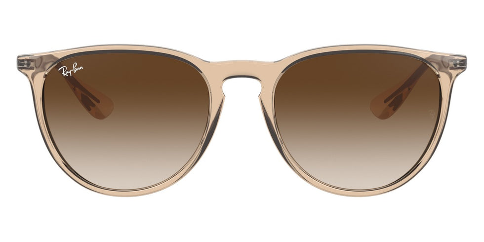 Ray-Ban® Erika RB4171F RB4171F 651413 57 - Transparent Light Brown with Brown Gradient Dark Brown lenses Sunglasses