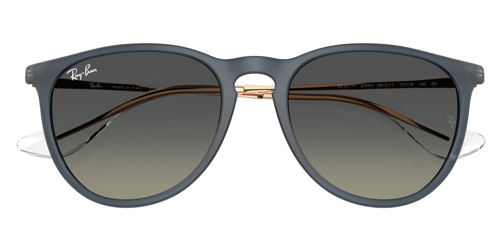 Ray-Ban® RB4171F RB4171F 681311 57 Sunglasses - Rubber Blue
