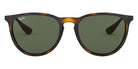 Ray-Ban® Erika RB4171F RB4171F 710/71 54 - Tortoise with Green Classic G-15 lenses Sunglasses