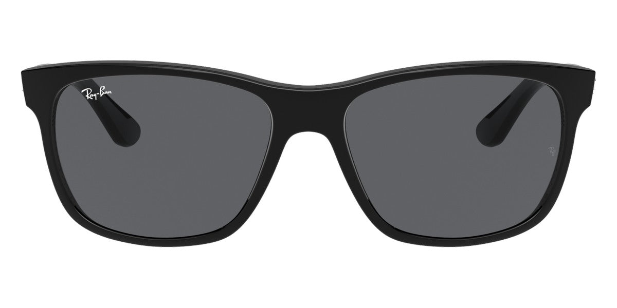 Ray-Ban® RB4181 RB4181 601/87 57 - Black with Dark Gray lenses Sunglasses