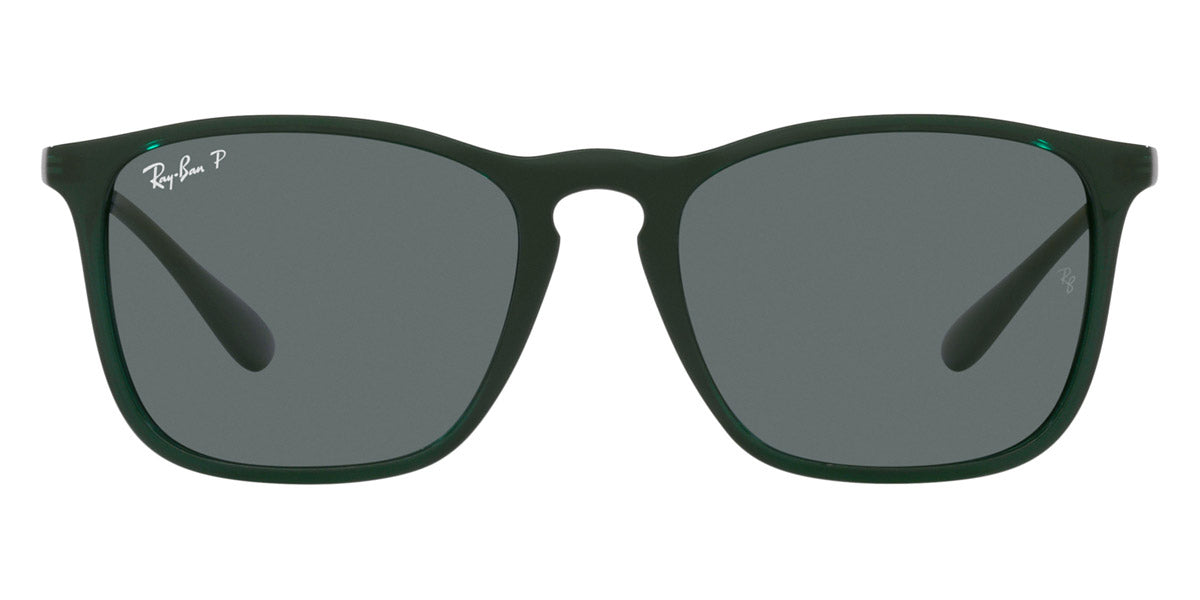 Ray-Ban® Chris RB4187 RB4187 856/13 54 - Rubber Havana with Brown Gradient Dark Brown lenses Sunglasses