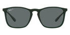 Ray-Ban® Chris RB4187 RB4187 856/13 54 - Rubber Havana with Brown Gradient Dark Brown lenses Sunglasses