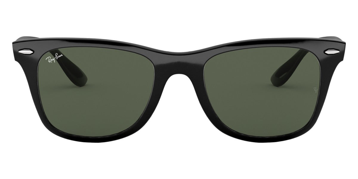 Ray-Ban® Wayfarer Liteforce RB4195 RB4195 601/71 52 - Black with Dark Green lenses Sunglasses