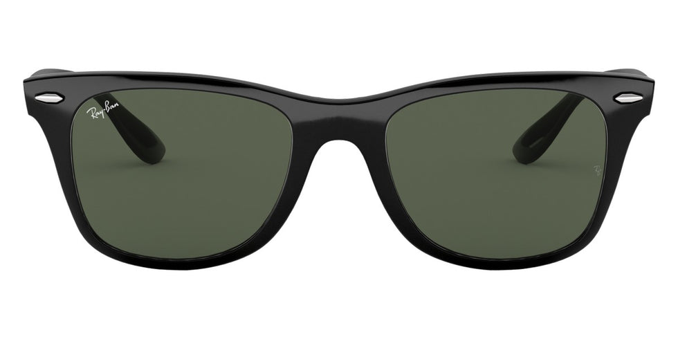 Ray-Ban® Wayfarer Liteforce RB4195 RB4195 601/71 52 - Black with Dark Green lenses Sunglasses