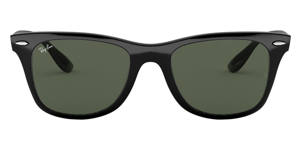 Ray-Ban® WAYFARER LITEFORCE 0RB4195 RB4195 601/71 52 - Black with Dark Green lenses Sunglasses