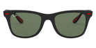 Ray-Ban® Scuderia Ferrari Collection RB4195M RB4195M F60271 52 - Matte Black with Dark Green lenses Sunglasses