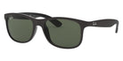 Ray-Ban® Andy RB4202 RB4202 615355 55 - Matte Blue On Blue with Blue Flash lenses Sunglasses