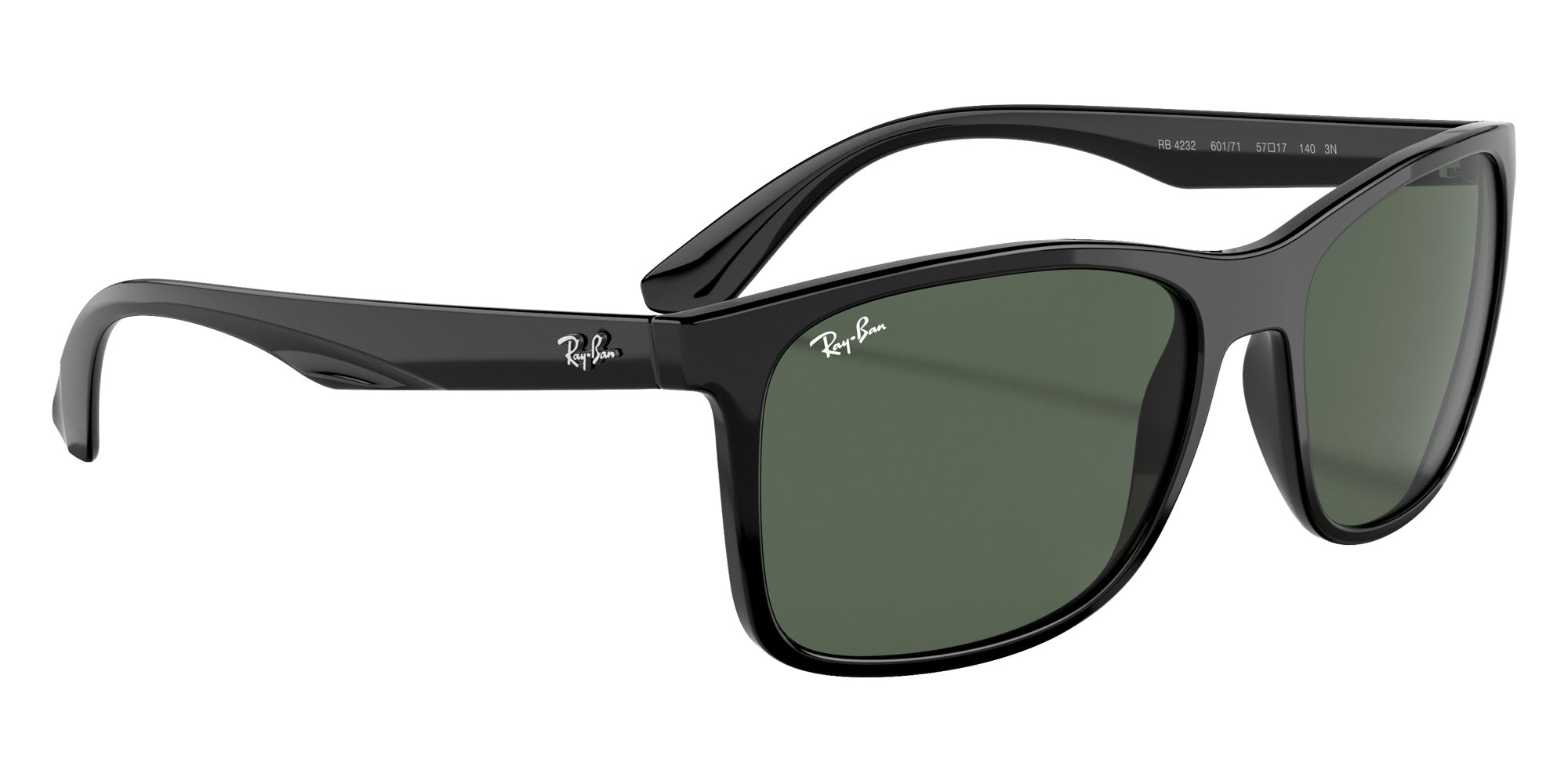 Ray-Ban® RB4232 RB4232 601/71 57 Sunglasses - Black