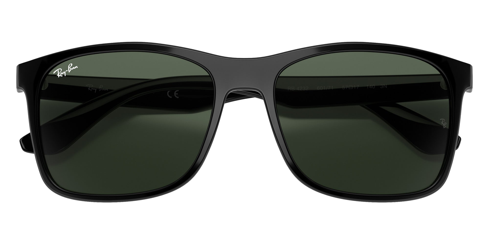 Ray-Ban® RB4232 RB4232 601/71 57 Sunglasses - Black