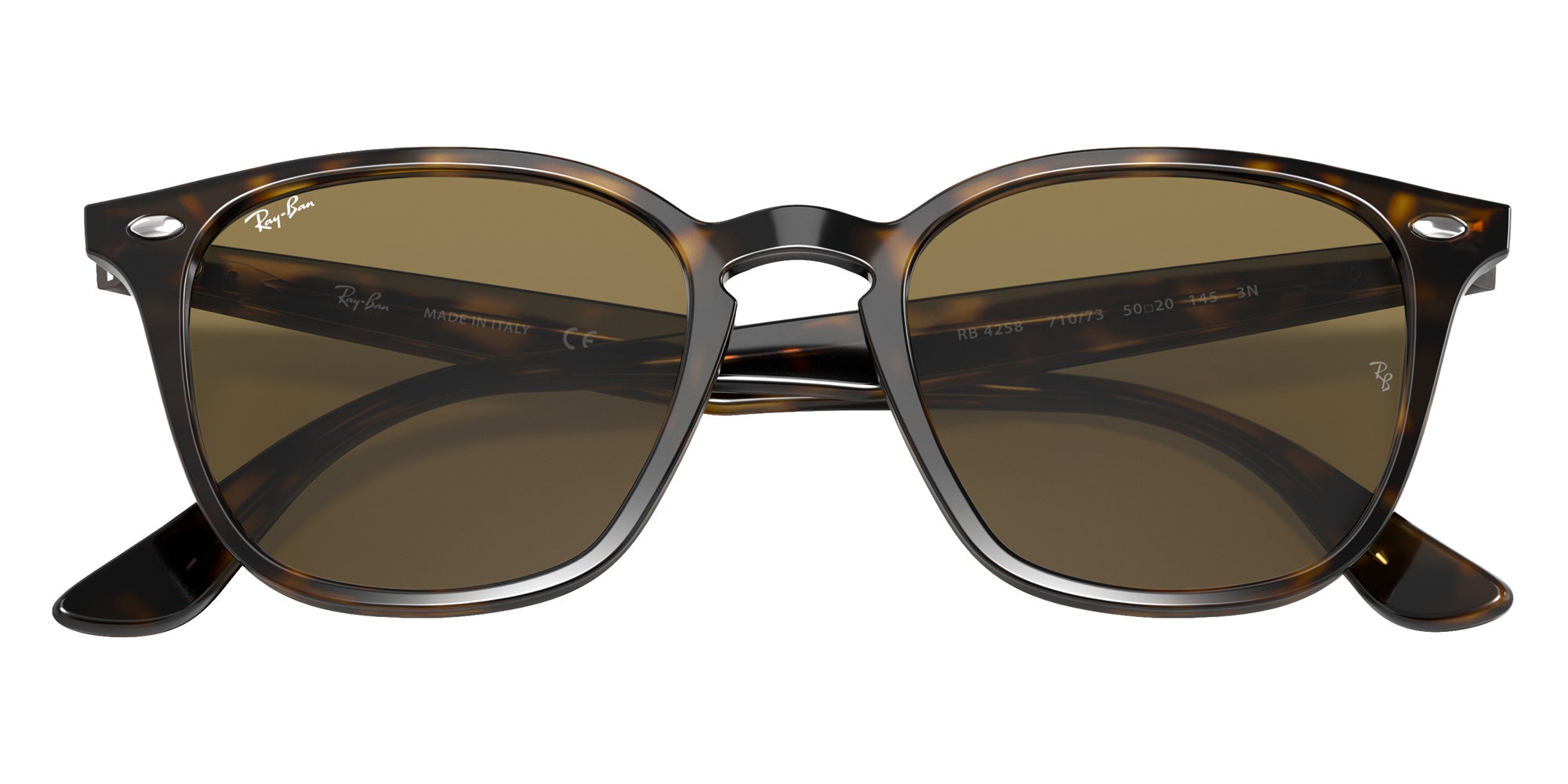 Ray-Ban® RB4258 RB4258 710/73 50 Sunglasses - Light Havana