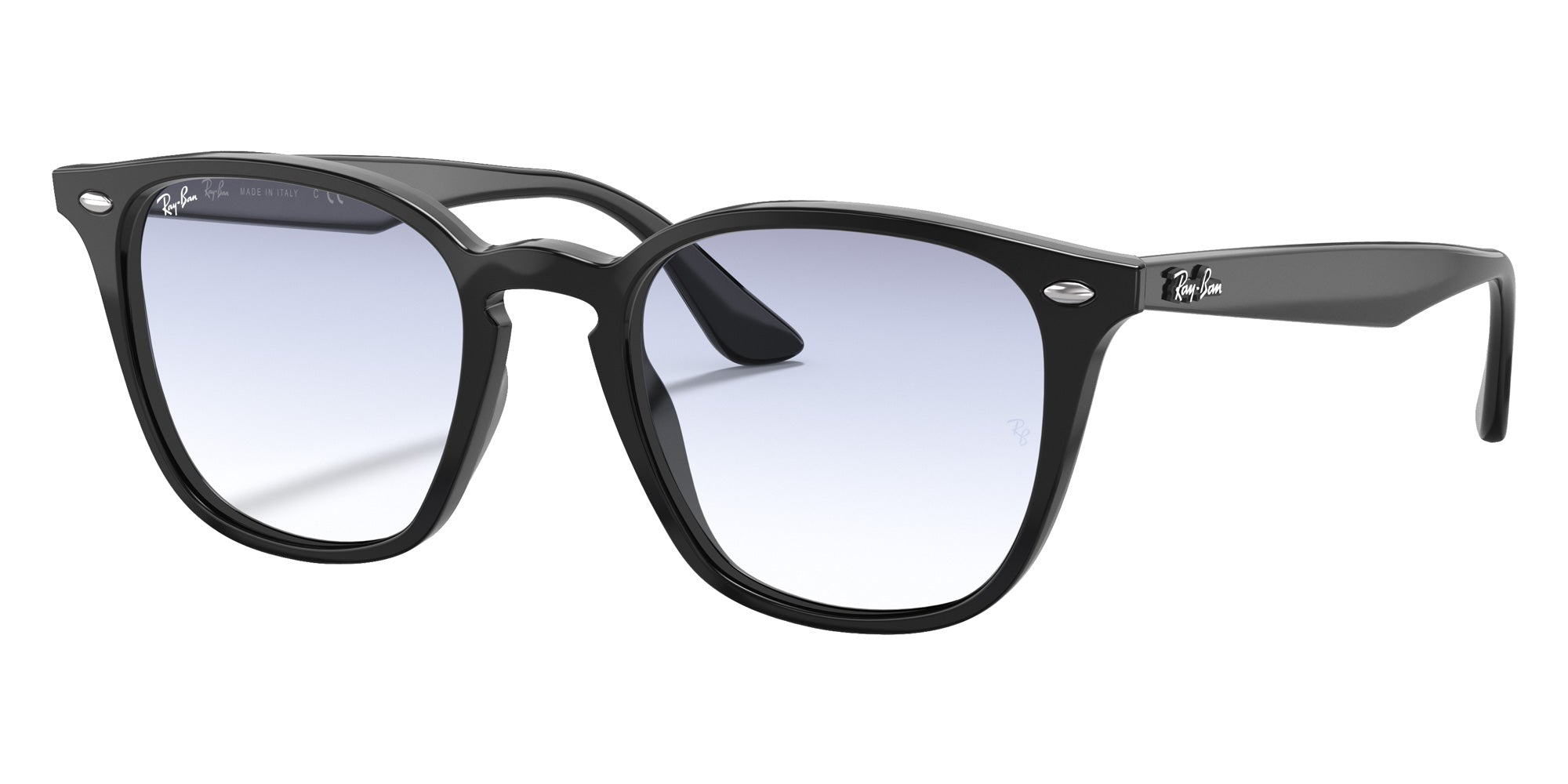 Ray-Ban® RB4258F RB4258F 601/19 52 Sunglasses - Black