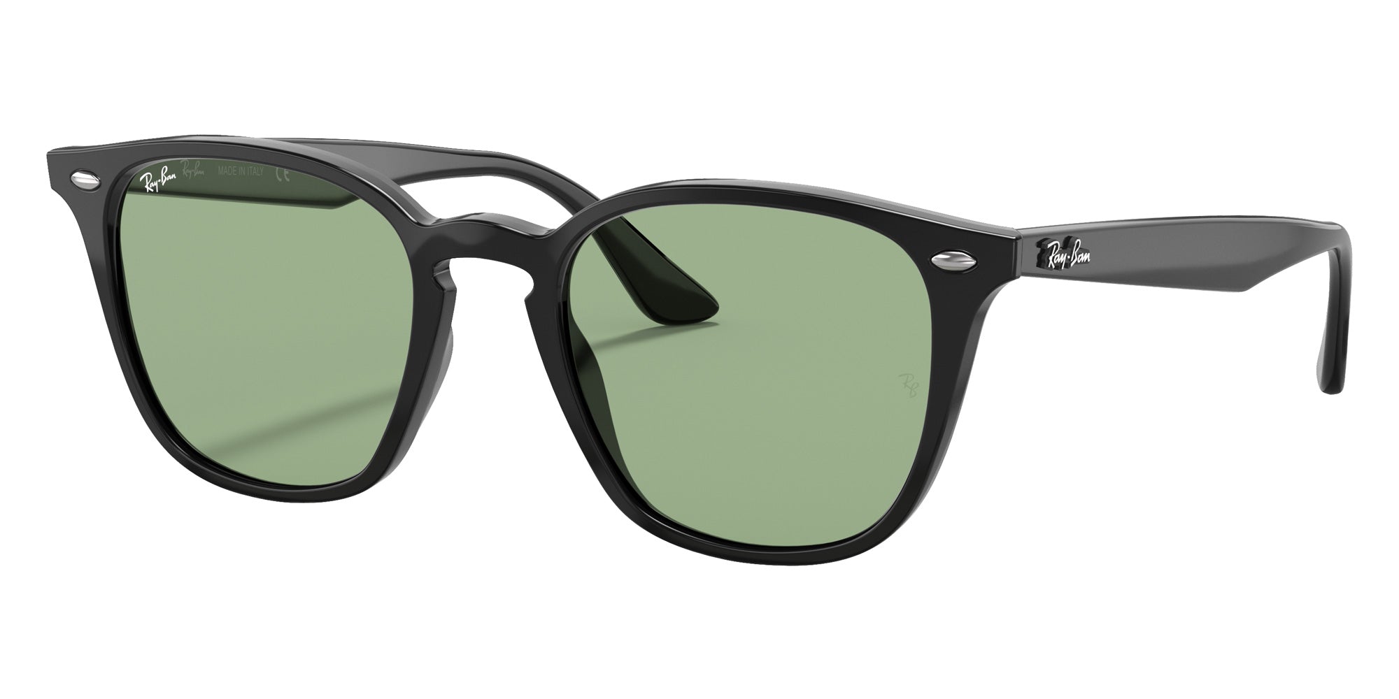 Ray-Ban® RB4258F RB4258F 601/2 52 Sunglasses - Shiny Black