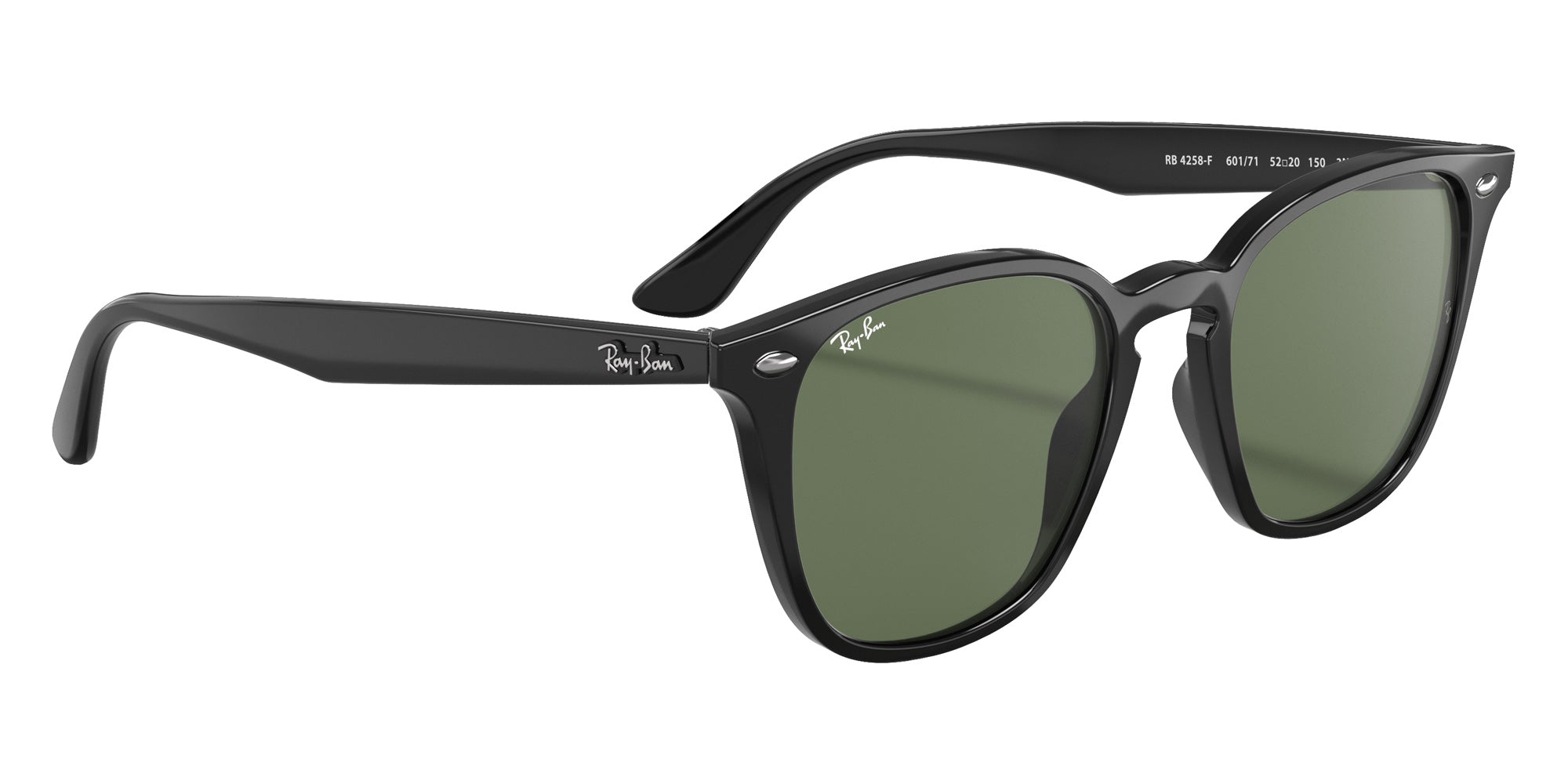 Ray-Ban® RB4258F RB4258F 601/71 52 Sunglasses - Black