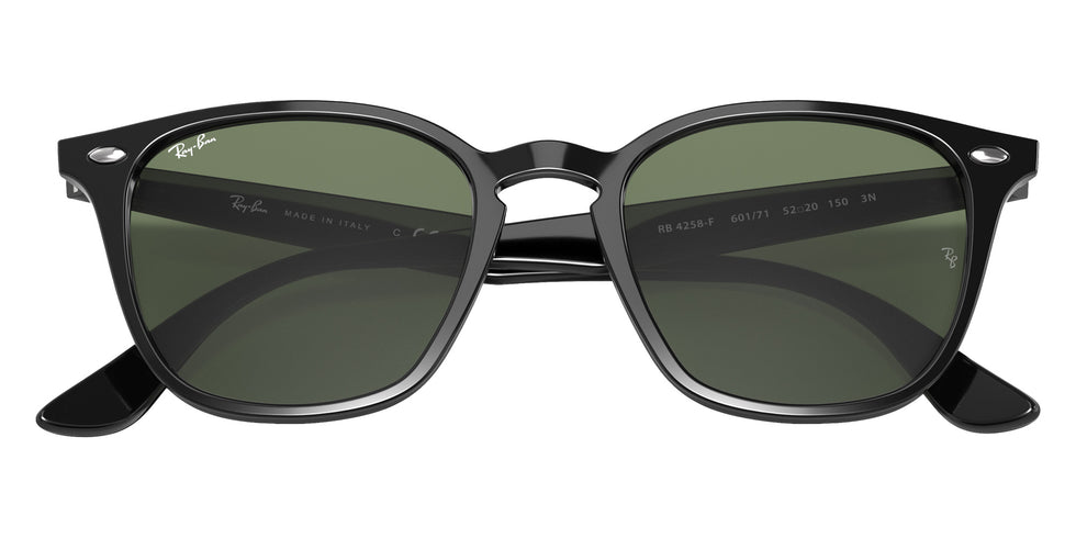 Ray-Ban® RB4258F RB4258F 601/71 52 Sunglasses - Black