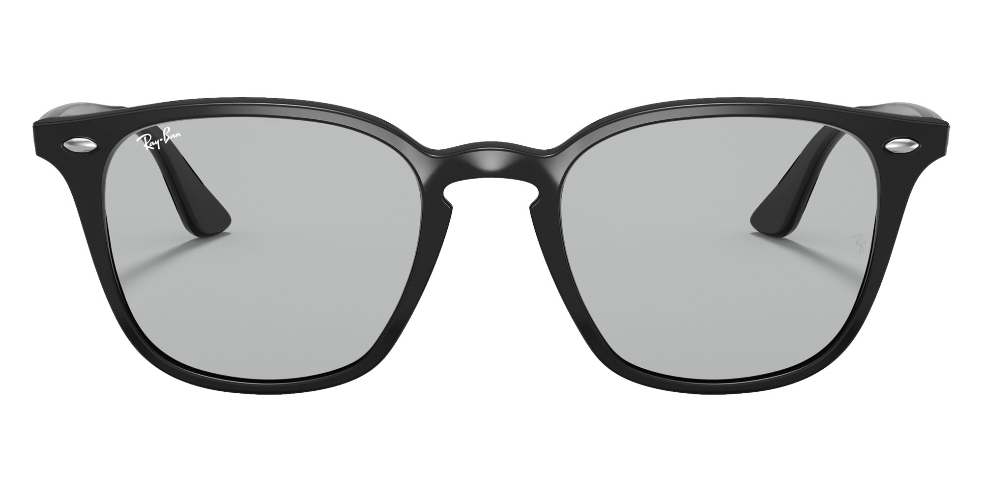 Ray-Ban® RB4258F RB4258F 601/87 52 Sunglasses - Shiny Black