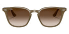 Ray-Ban® RB4258F RB4258F 616613 52 Sunglasses - Light Brown