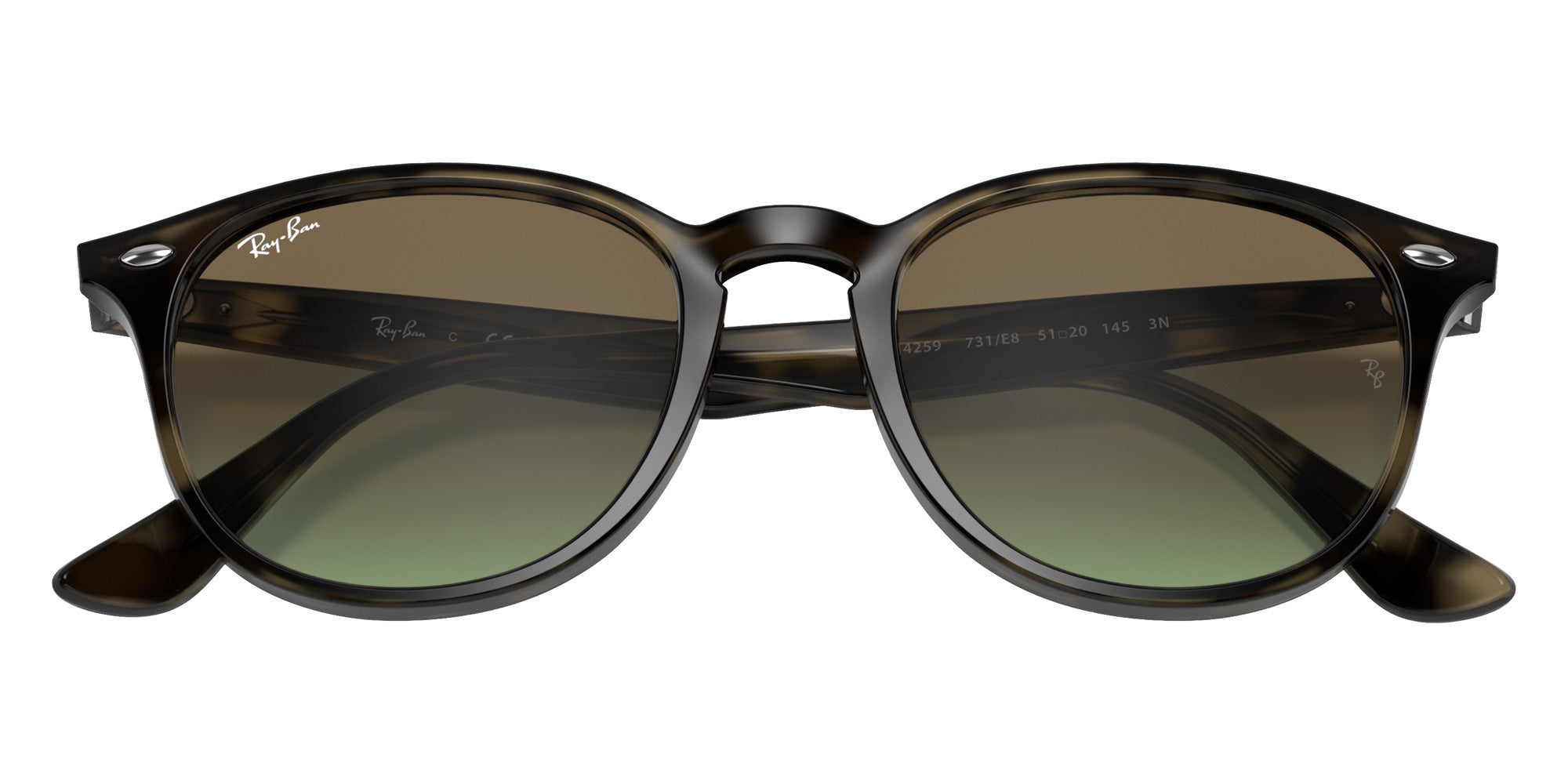 Ray-Ban® RB4259 RB4259 731/E8 51 Sunglasses - Gray Havana