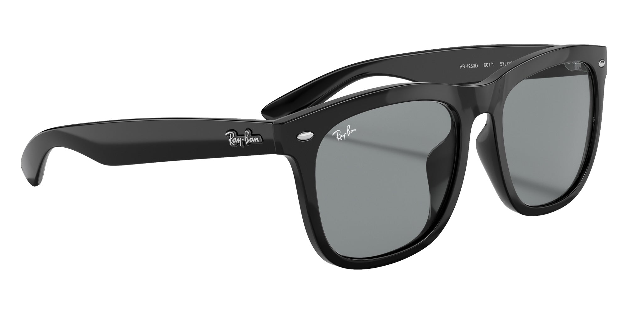 Ray-Ban® RB4260D RB4260D 601/1 57 Sunglasses - Black