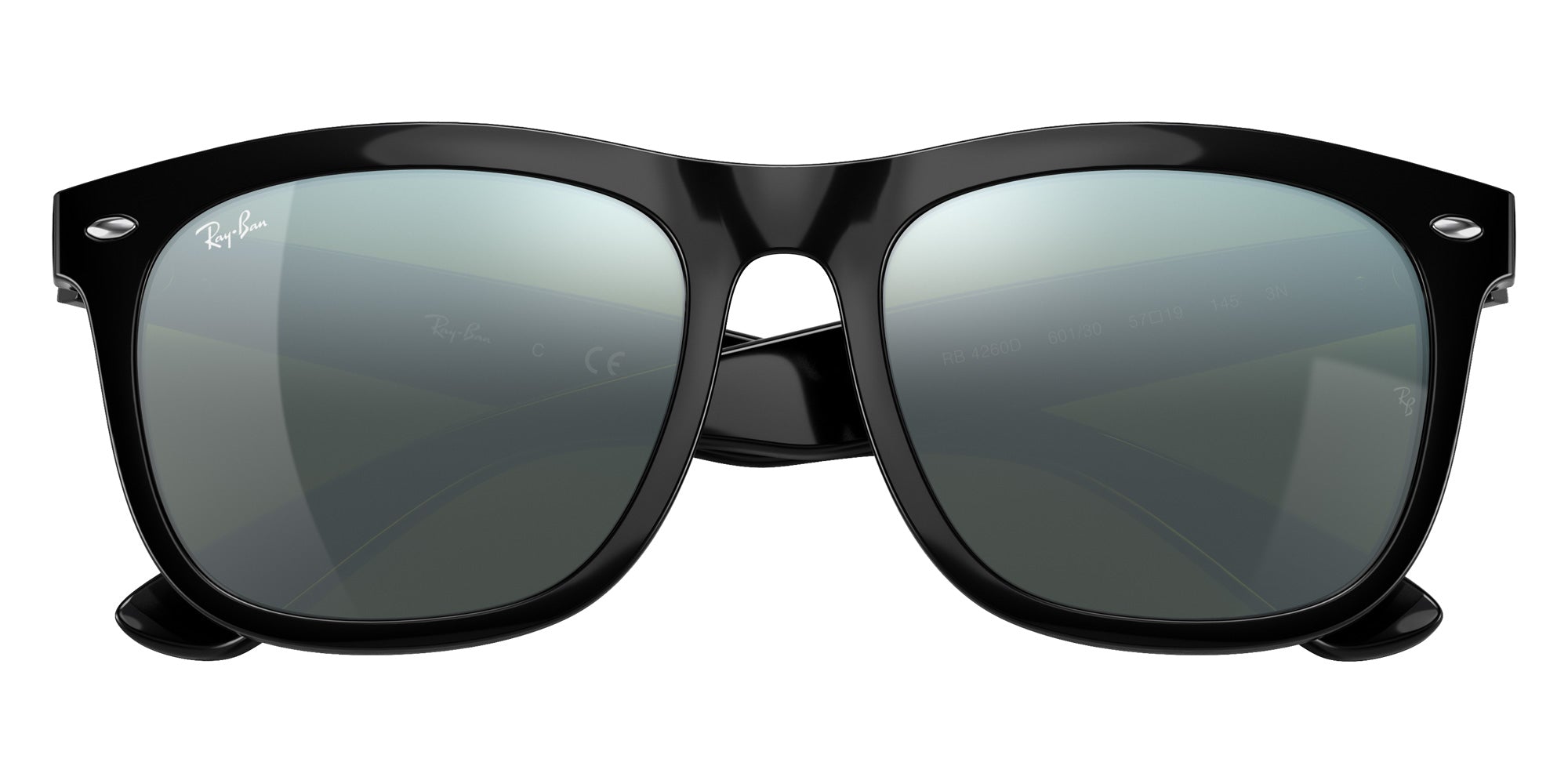 Ray-Ban® RB4260D RB4260D 601/30 57 Sunglasses - Black