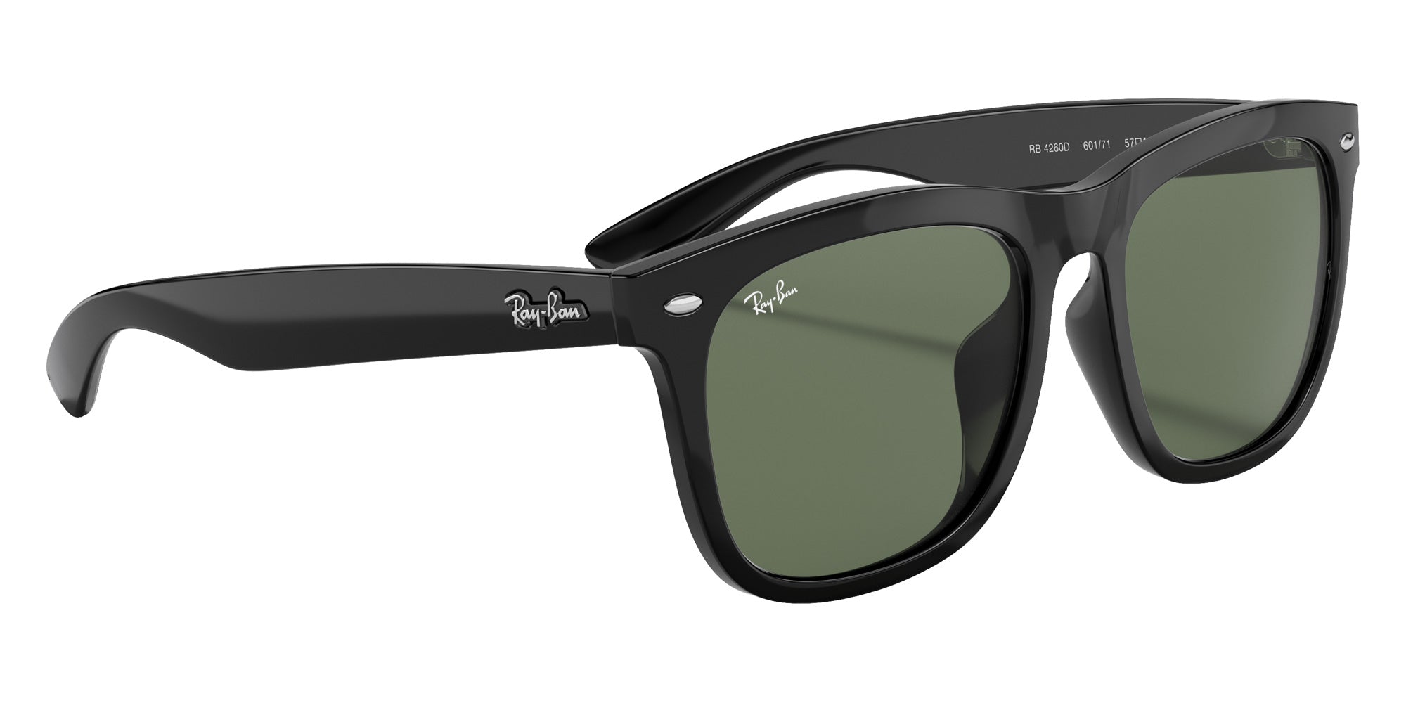 Ray-Ban® RB4260D RB4260D 601/71 57 Sunglasses - Black