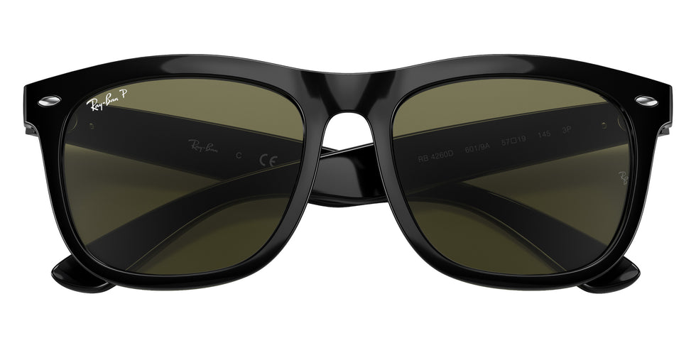 Ray-Ban® RB4260D RB4260D 601/9A 57 Sunglasses - Black