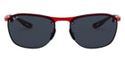 Ray-Ban® Ferrari RB4302M RB4302M F62387 62 - Red with Dark Gray lenses Sunglasses