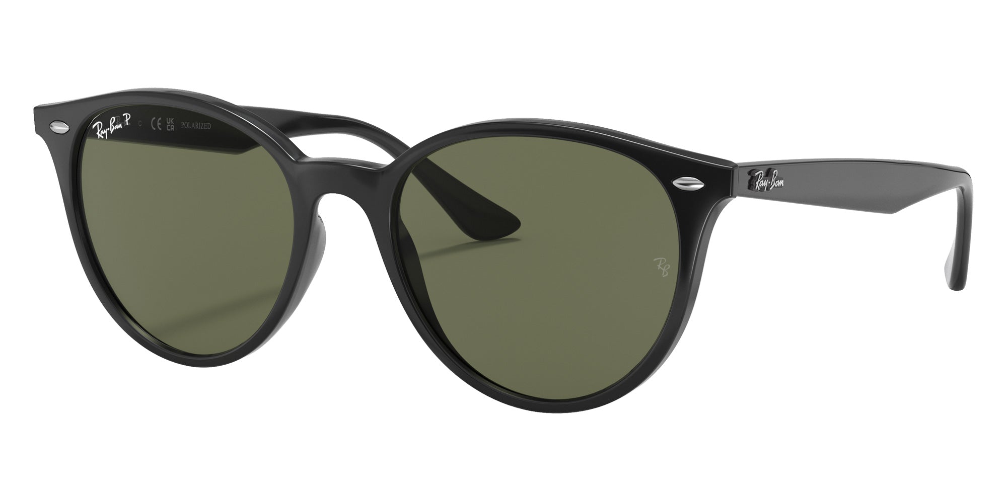 Ray-Ban® RB4305 RB4305 601/9A 53 Sunglasses - Black