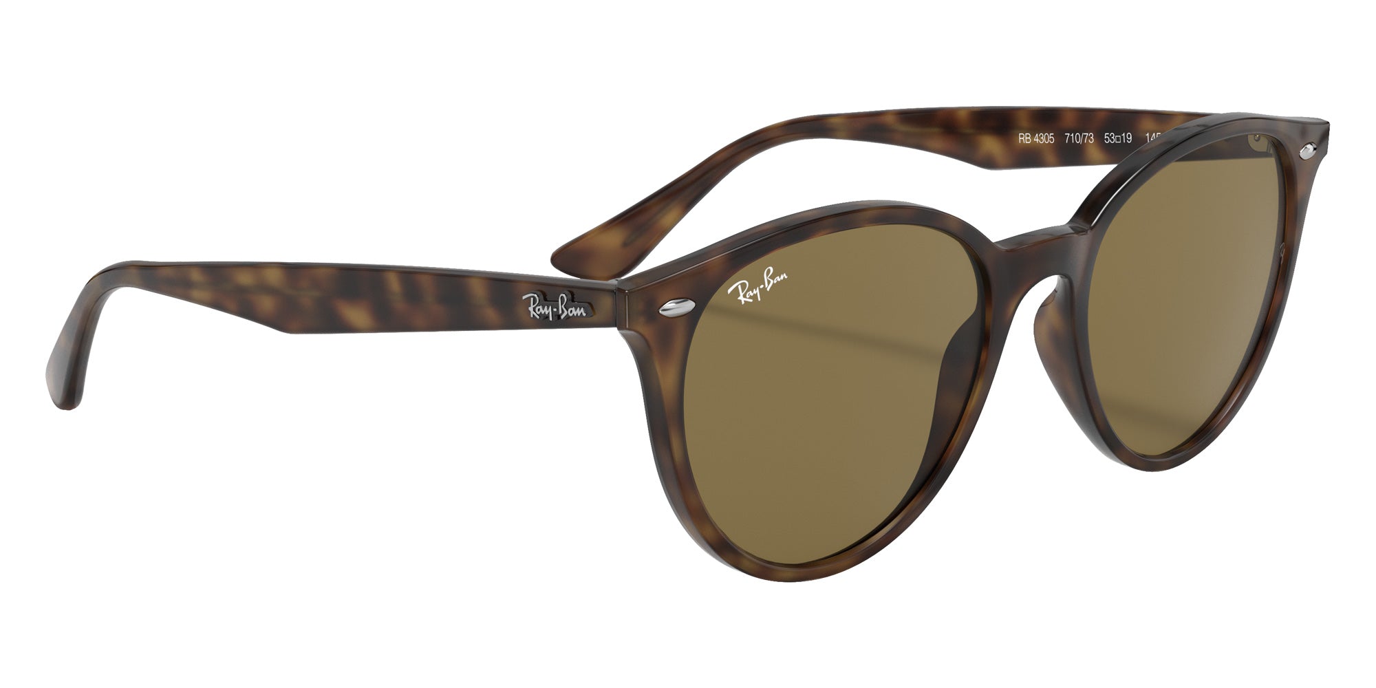 Ray-Ban® RB4305 RB4305 710/73 53 Sunglasses - Tortoise