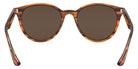 Ray-Ban® RB4305 RB4305 820/73 53 Sunglasses - Striped Red Havana