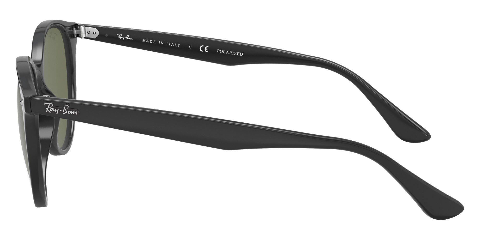 Ray-Ban® RB4305F RB4305F 601/9A 53 Sunglasses - Black