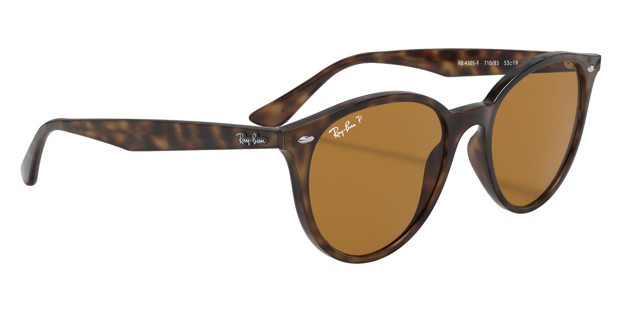 Ray-Ban® RB4305F RB4305F 710/83 53 Sunglasses - Tortoise