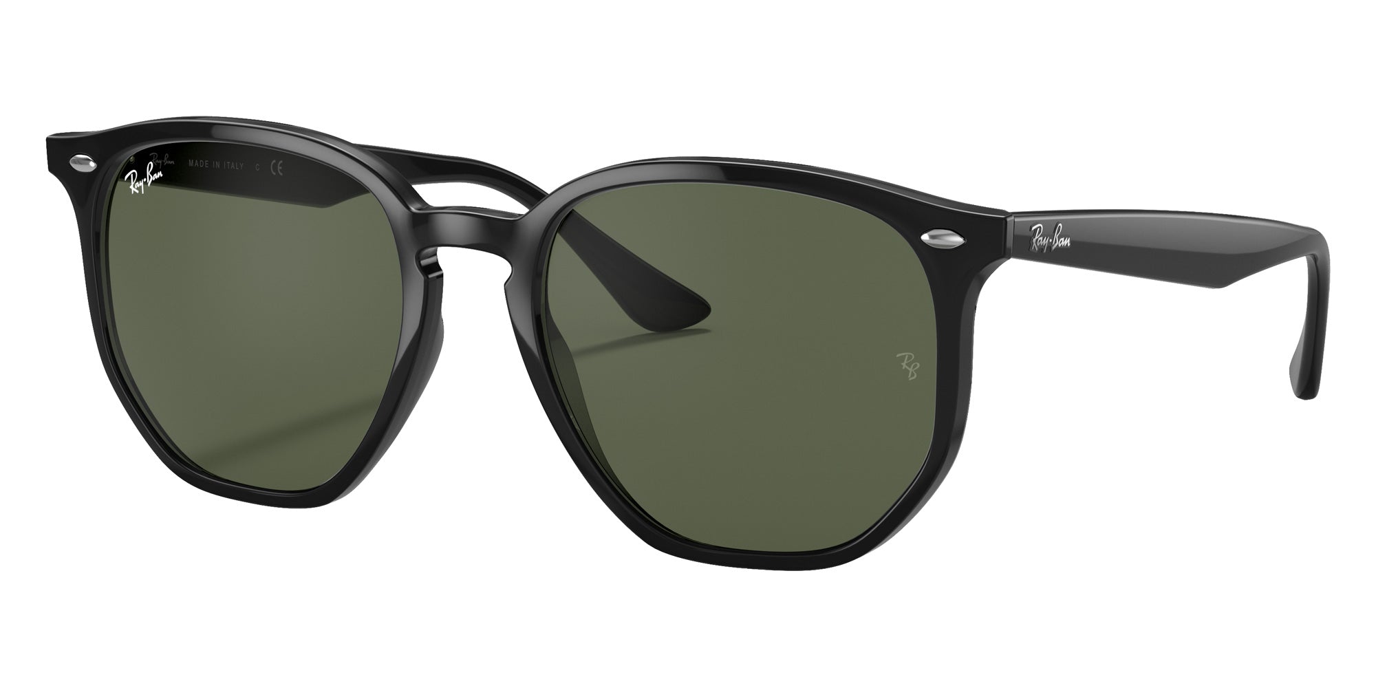 Ray-Ban® RB4306F RB4306F 601/71 54 Sunglasses - Black