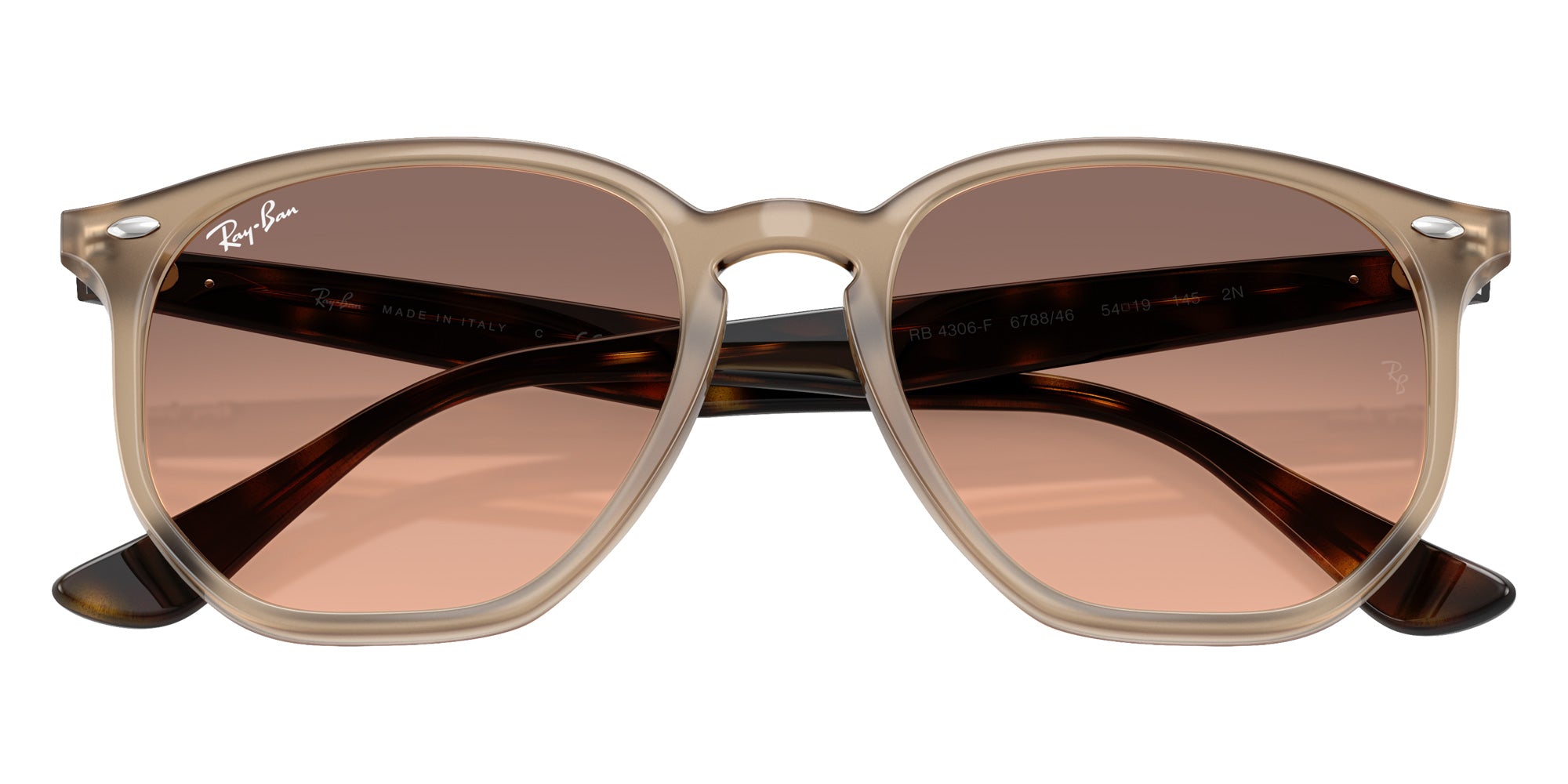 Ray-Ban® RB4306F RB4306F 678846 54 Sunglasses - Havana
