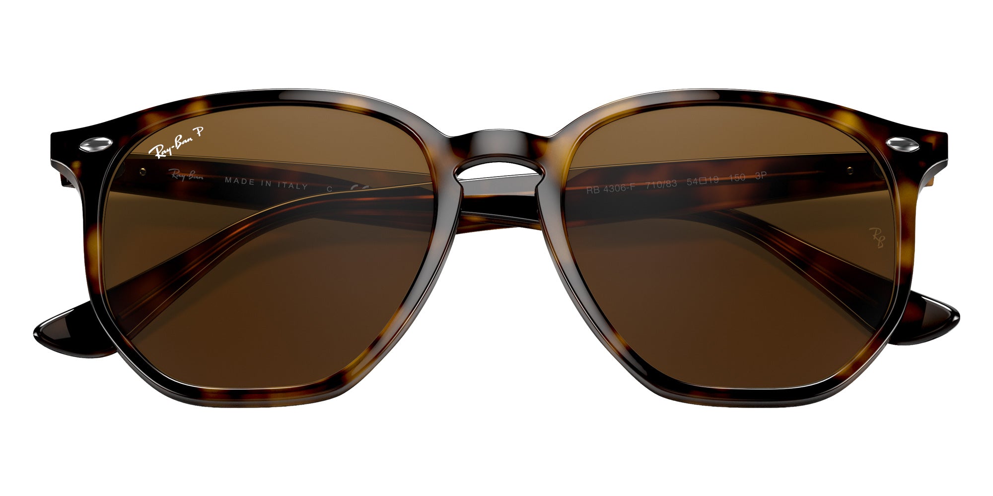Ray-Ban® RB4306F RB4306F 710/83 54 Sunglasses - Tortoise