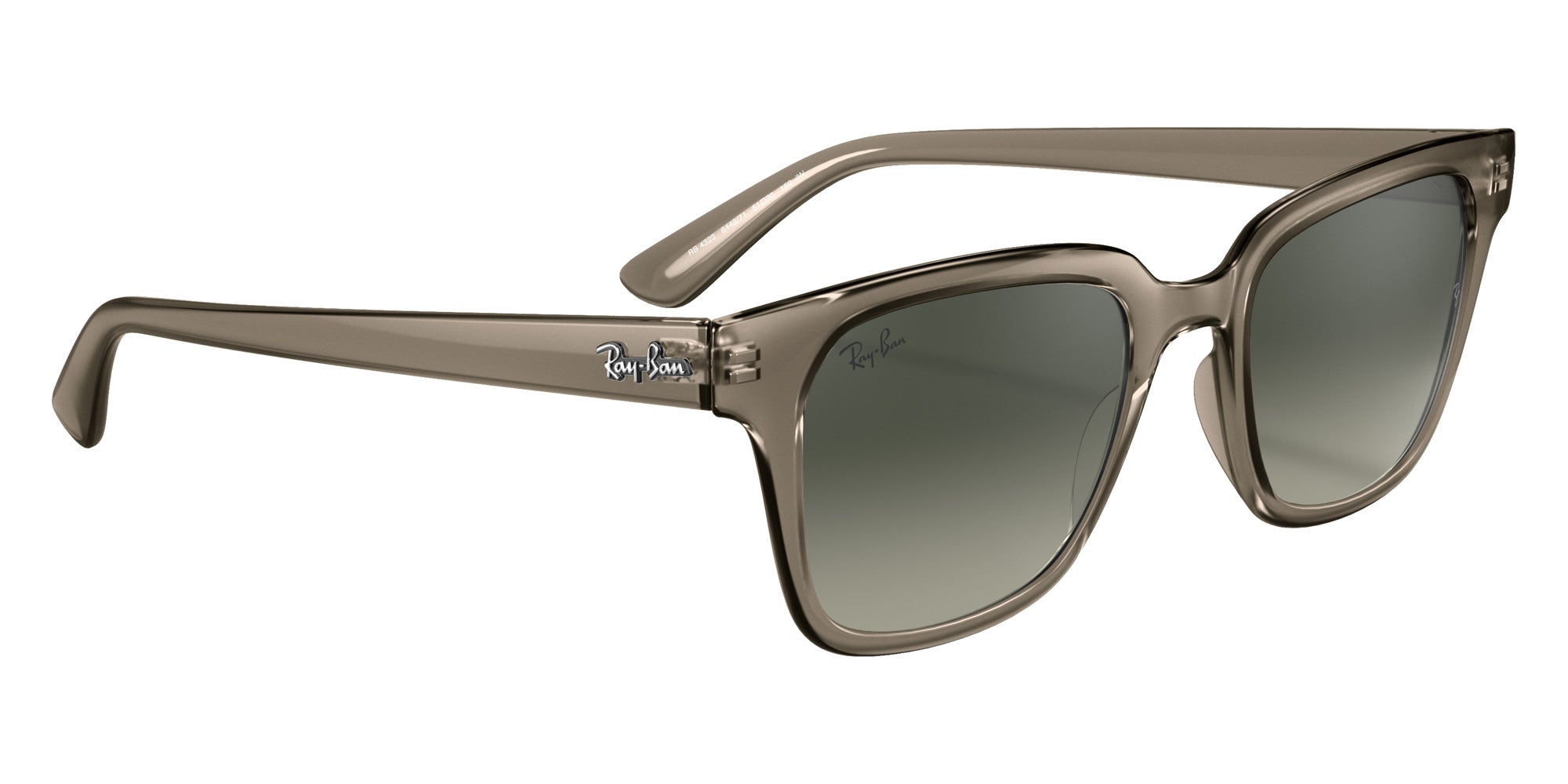 Ray-Ban® RB4323 RB4323 644971 51 Sunglasses - Transparent Gray
