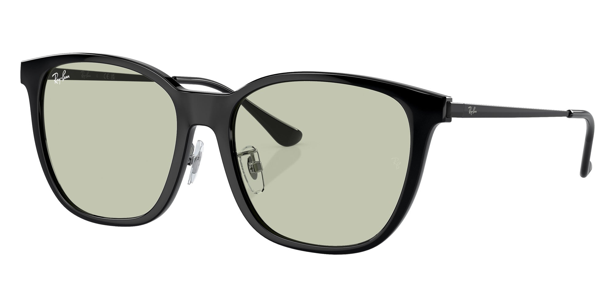 Ray-Ban® RB4333D RB4333D 601/2 55 Sunglasses - Black