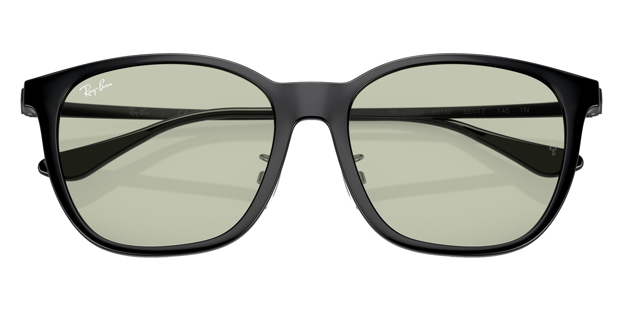 Ray-Ban® RB4333D RB4333D 601/2 55 Sunglasses - Black
