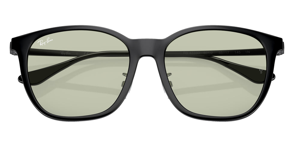 Ray-Ban® RB4333D RB4333D 601/2 55 Sunglasses - Black
