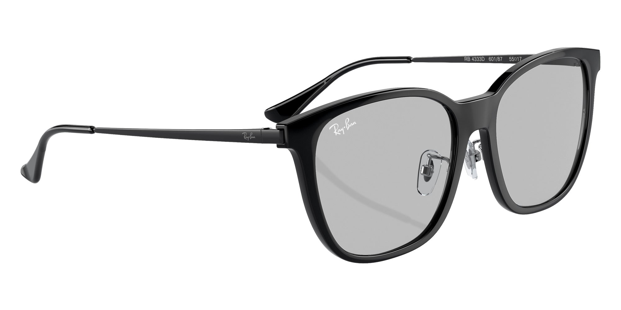 Ray-Ban® RB4333D RB4333D 601/87 55 Sunglasses - Black